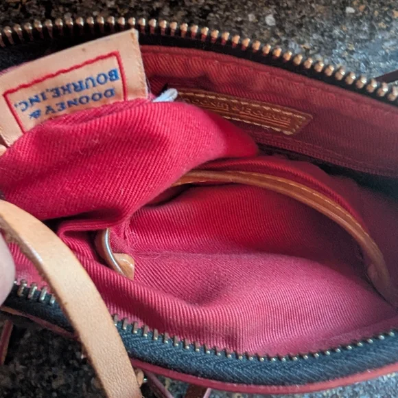 Dooney & Bourke Black and Brown Crossbody Bag - Picture 5 of 5